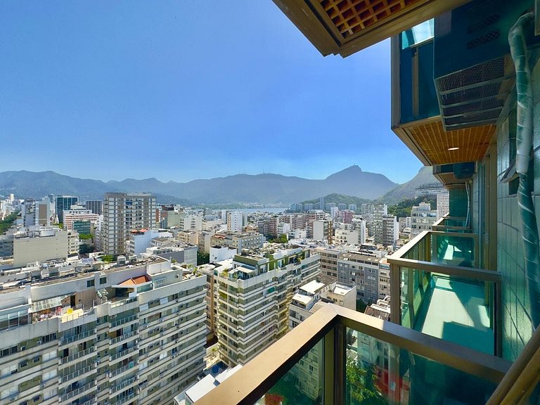 Estiloso com vista deslumbrante/Coração de Ipanema