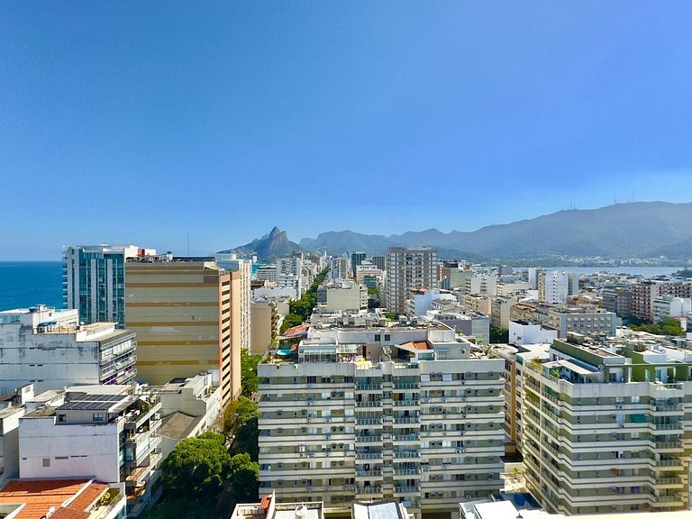 Estiloso com vista deslumbrante/Coração de Ipanema