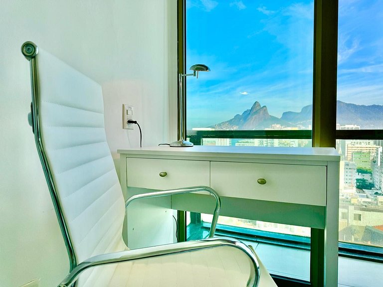 Estiloso com vista deslumbrante/Coração de Ipanema