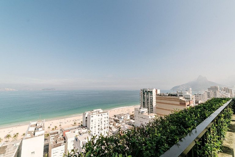 Estiloso com vista deslumbrante/Coração de Ipanema