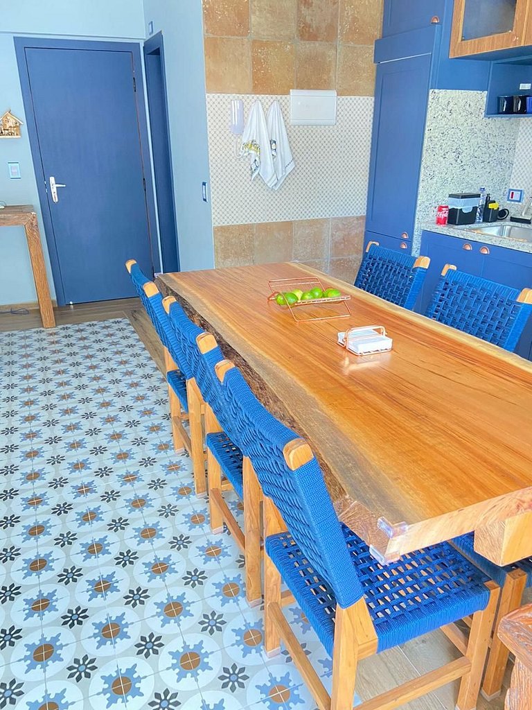 Terraço Mediterrâneo a 50 m da praia ate 4 pessoas