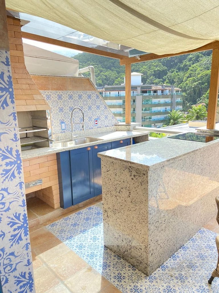 Terraço Mediterrâneo a 50 m da praia ate 4 pessoas