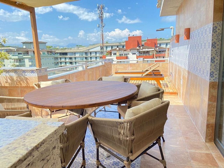 Terraço Mediterrâneo a 50 m da praia ate 4 pessoas