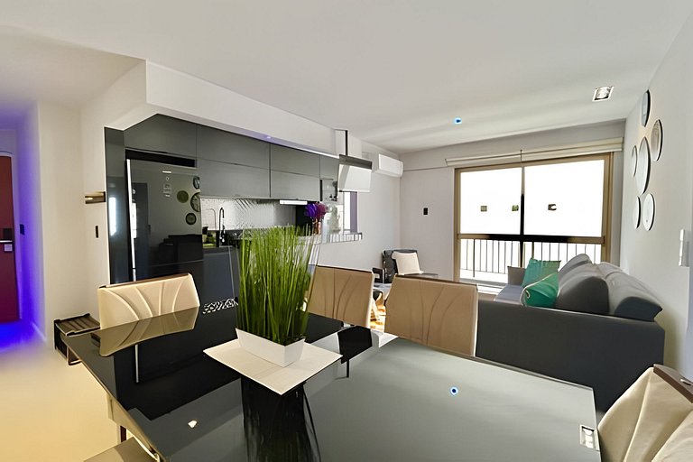 Design Moderno e Contemporâneo WI-FI 500M p/até 04