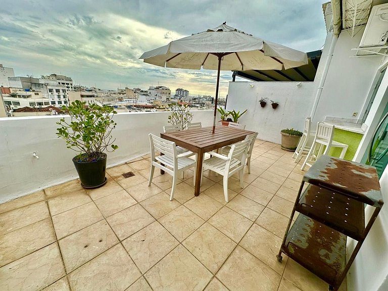 Penthouse dúplex en Ipanema para hasta 2 personas