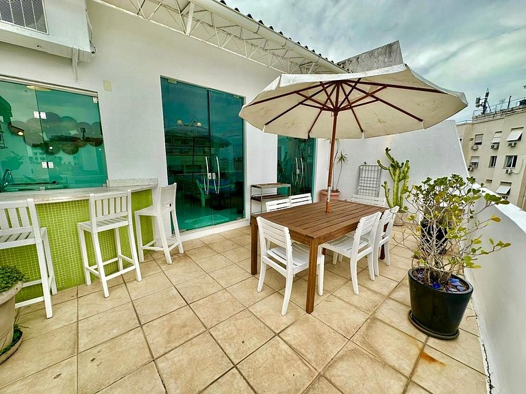 Penthouse dúplex en Ipanema para hasta 2 personas