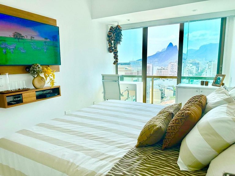 Estiloso com vista deslumbrante/Coração de Ipanema