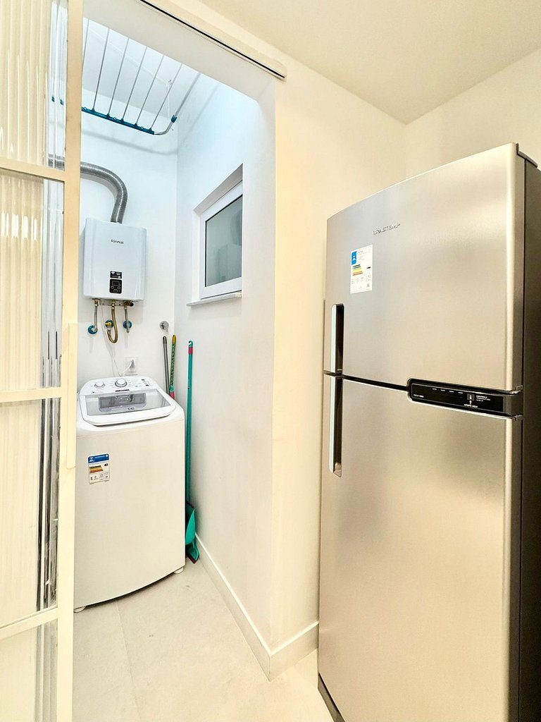 Super quarto sala com cama KING SIZE em Ipanema