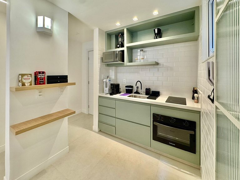 Super quarto sala com cama KING SIZE em Ipanema