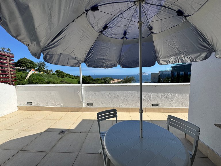 Cobertura duplex vista Praia do Arpoador