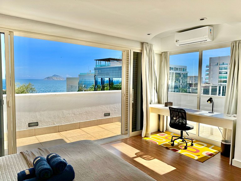 Cobertura duplex vista Praia do Arpoador