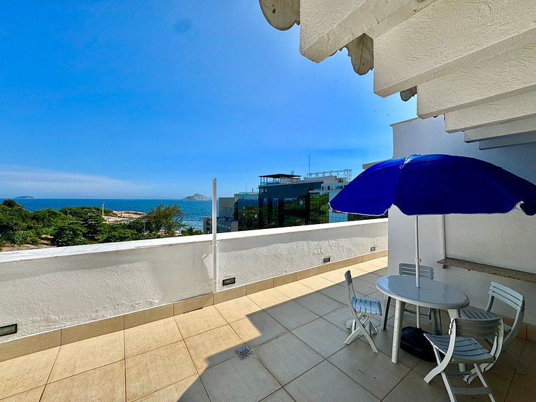Cobertura duplex vista Praia do Arpoador